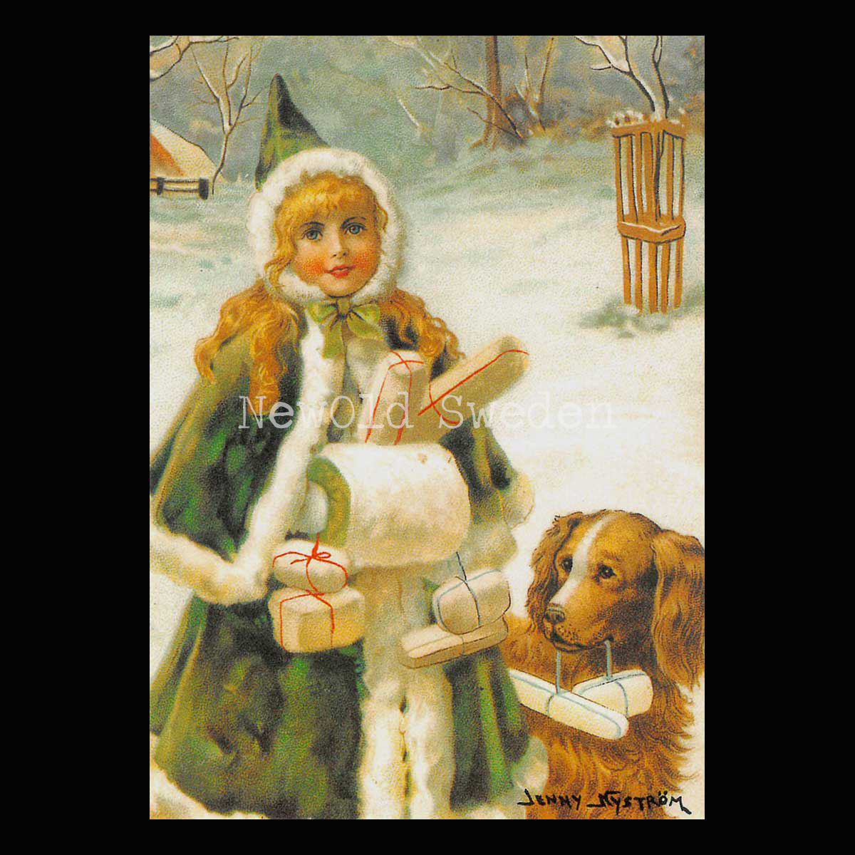 Flickan och hunden - Jenny Nyström - 1016