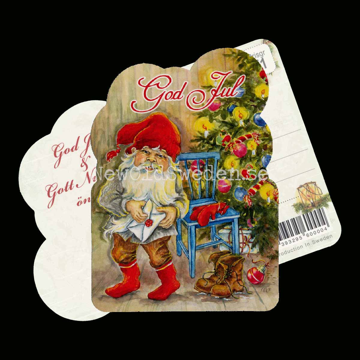 Julkort Julbrevet Ingrid Elf - 1000 - 2