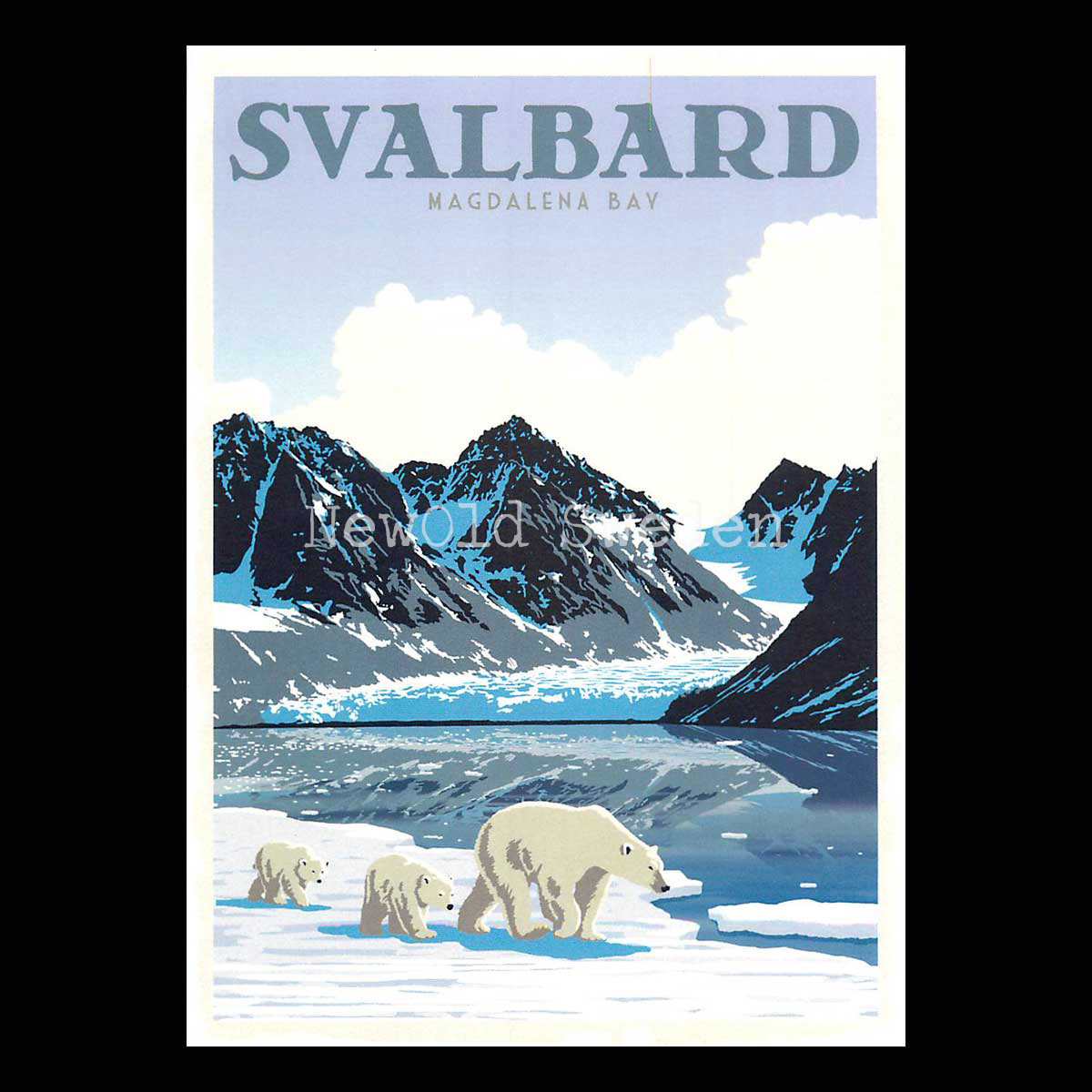 SVALBARD MAGDALENA BAY NORGE - Vykort 13 x 18 cm - ThomasO - 551