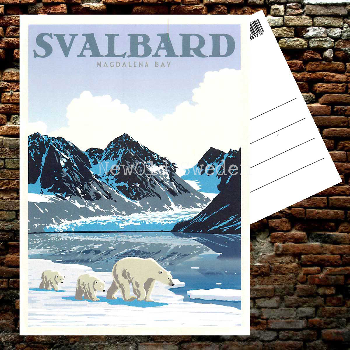SVALBARD MAGDALENA BAY NORGE - Vykort 13 x 18 cm - ThomasO - 551 - 2