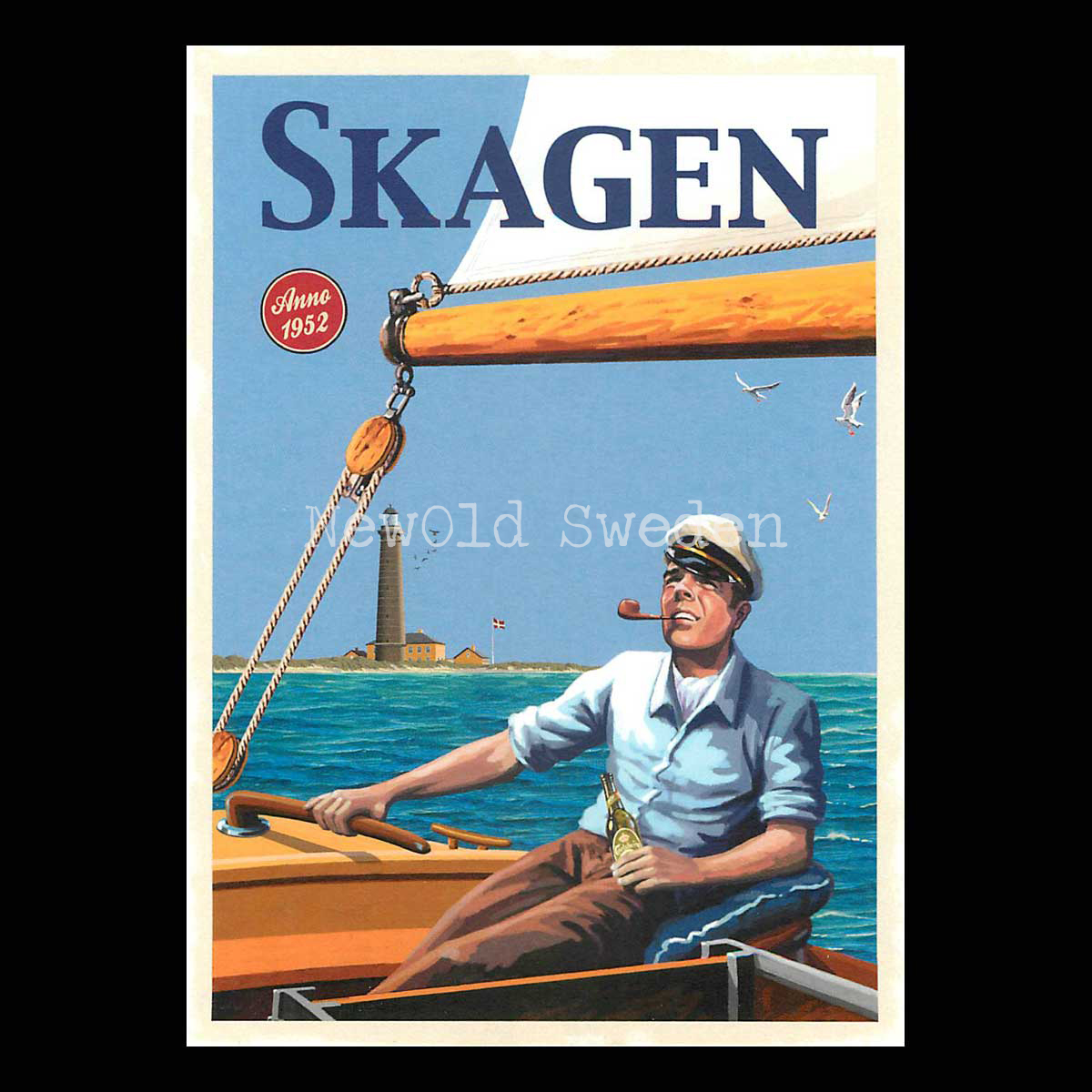 SKAGEN ANNO 1952 - Vykort 13 x 18 cm - ThomasO - 550