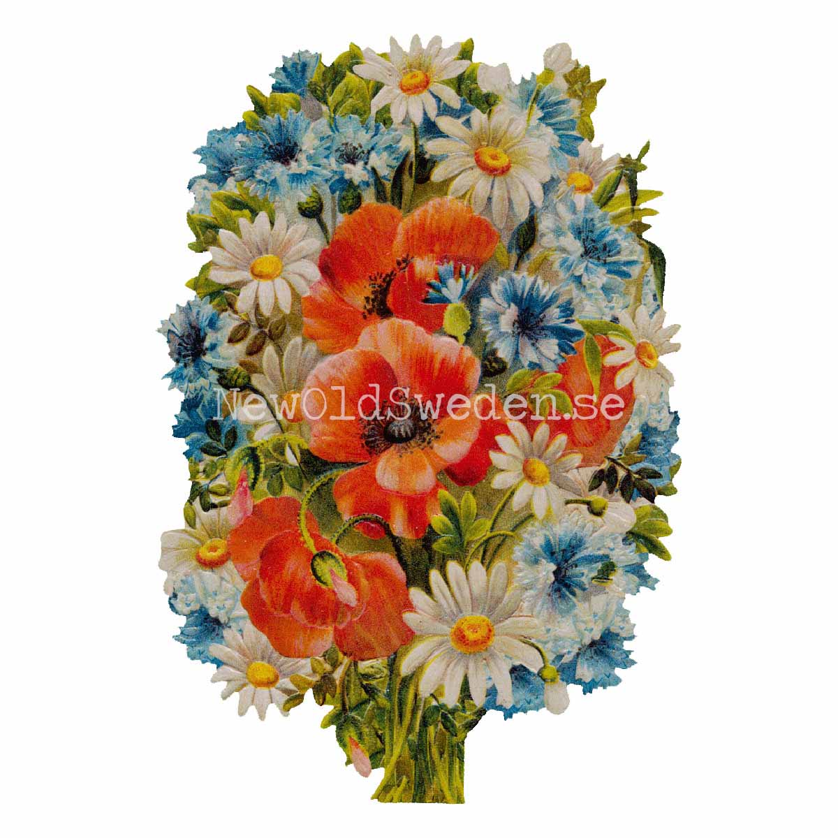 Bouquet of Flowers 11x16.5 cm - Bokmärke © Ernst Freihoff 5090 - 3