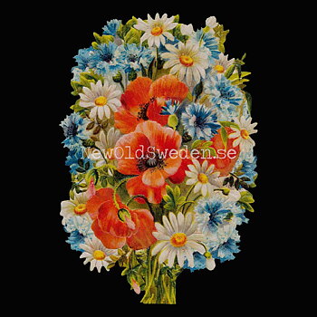 Bouquet of Flowers 11x16.5 cm - Bokmärke © Ernst Freihoff 5090