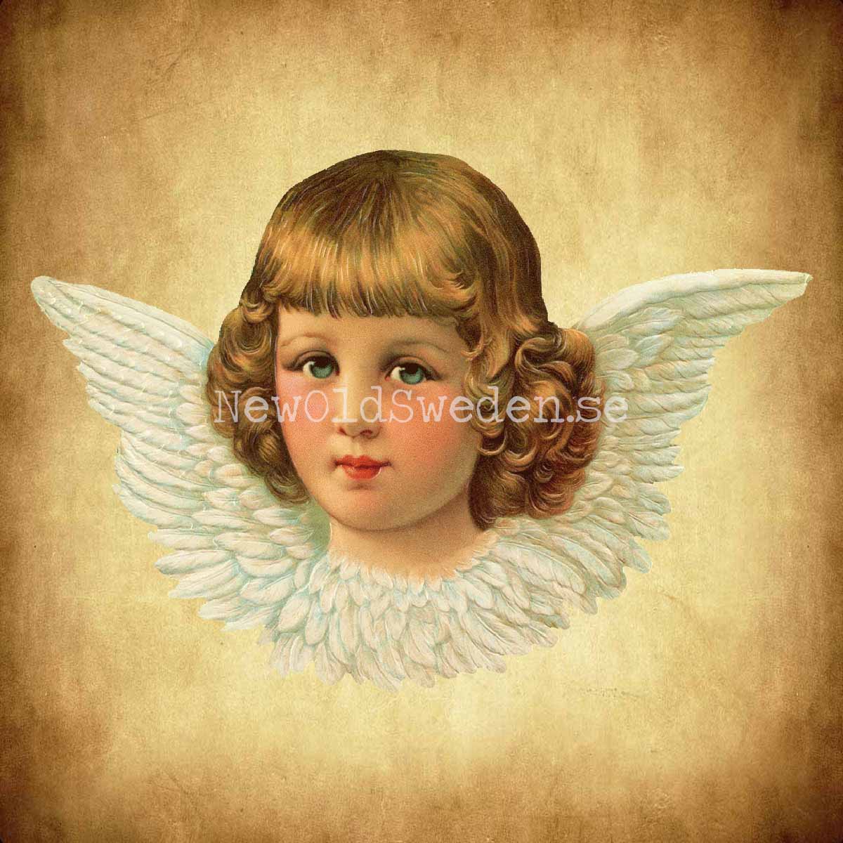 Angel with white Wings 16.5x11.5 cm - EF 5101 - 2