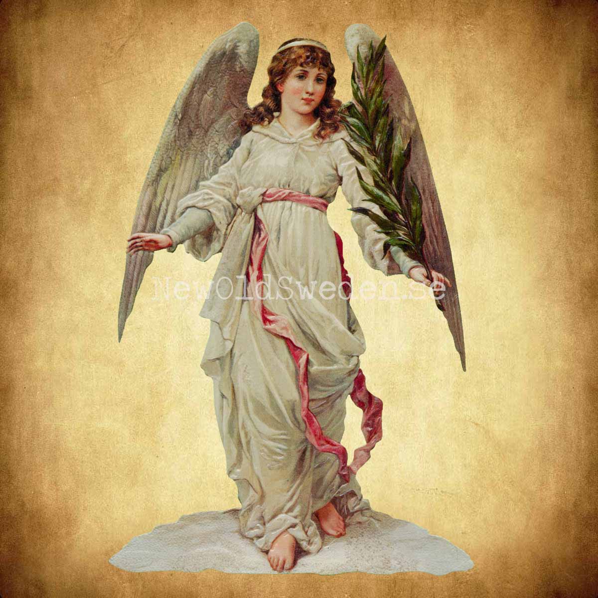 Angel 10.5x16.5 cm - Bokmärke © Ernst Freihoff 5108 - 2
