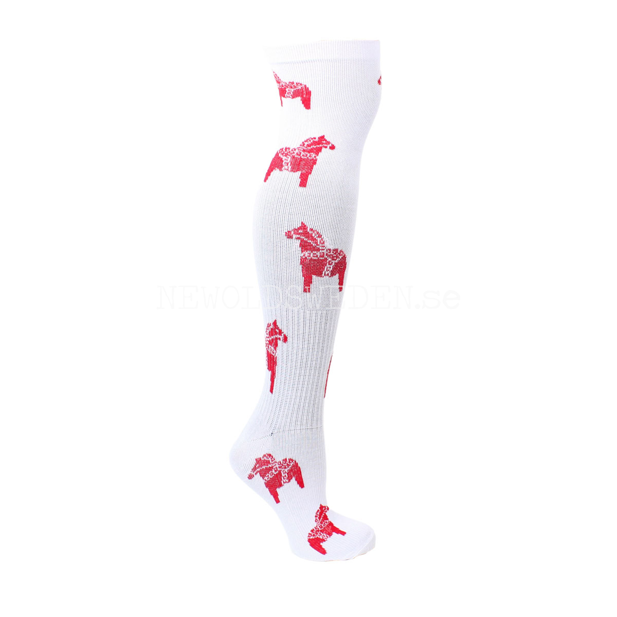 Stödstrumpa Dala Horse White 41-45 - L8