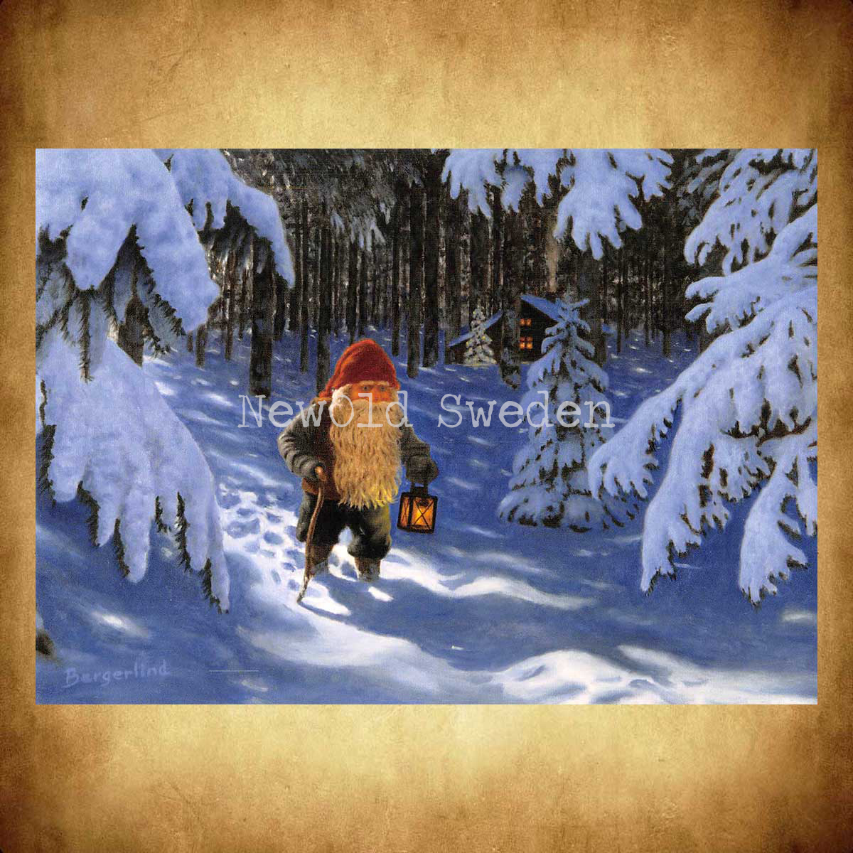 Nattens mörker Vykort 572 Jan Bergerlind - 908 - 2