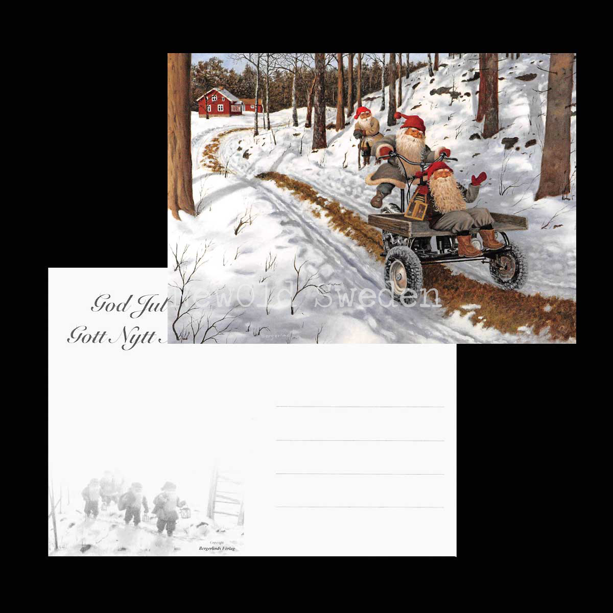 Tomte-Flak-Rally Vykort 573 Jan Bergerlind - 908 - 3
