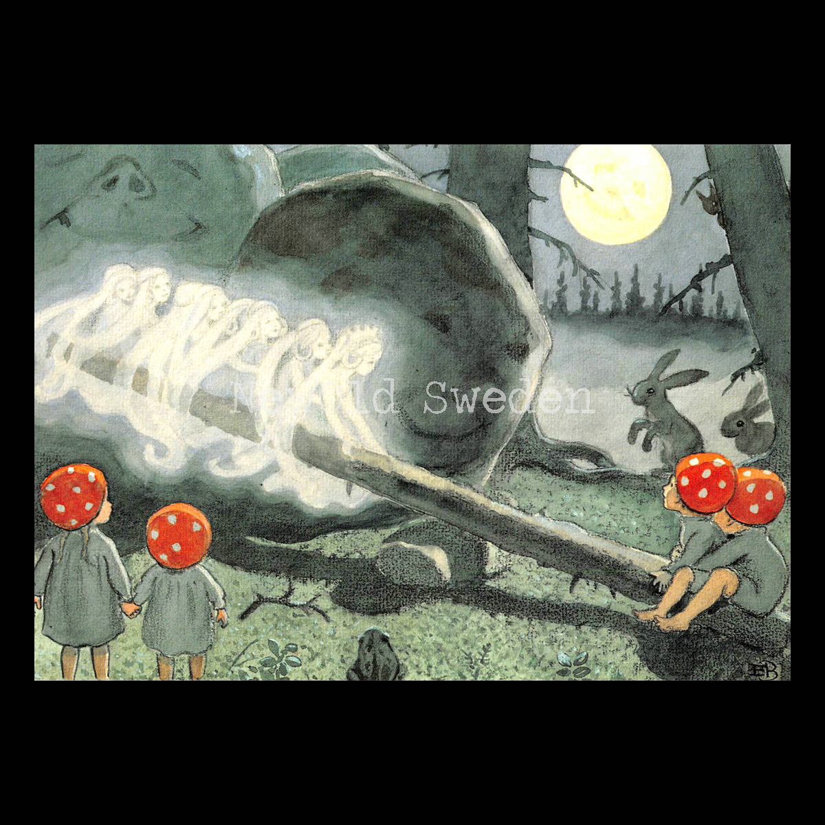 Tomtebobarnen älvor 1910 - Elsa Beskow - 700