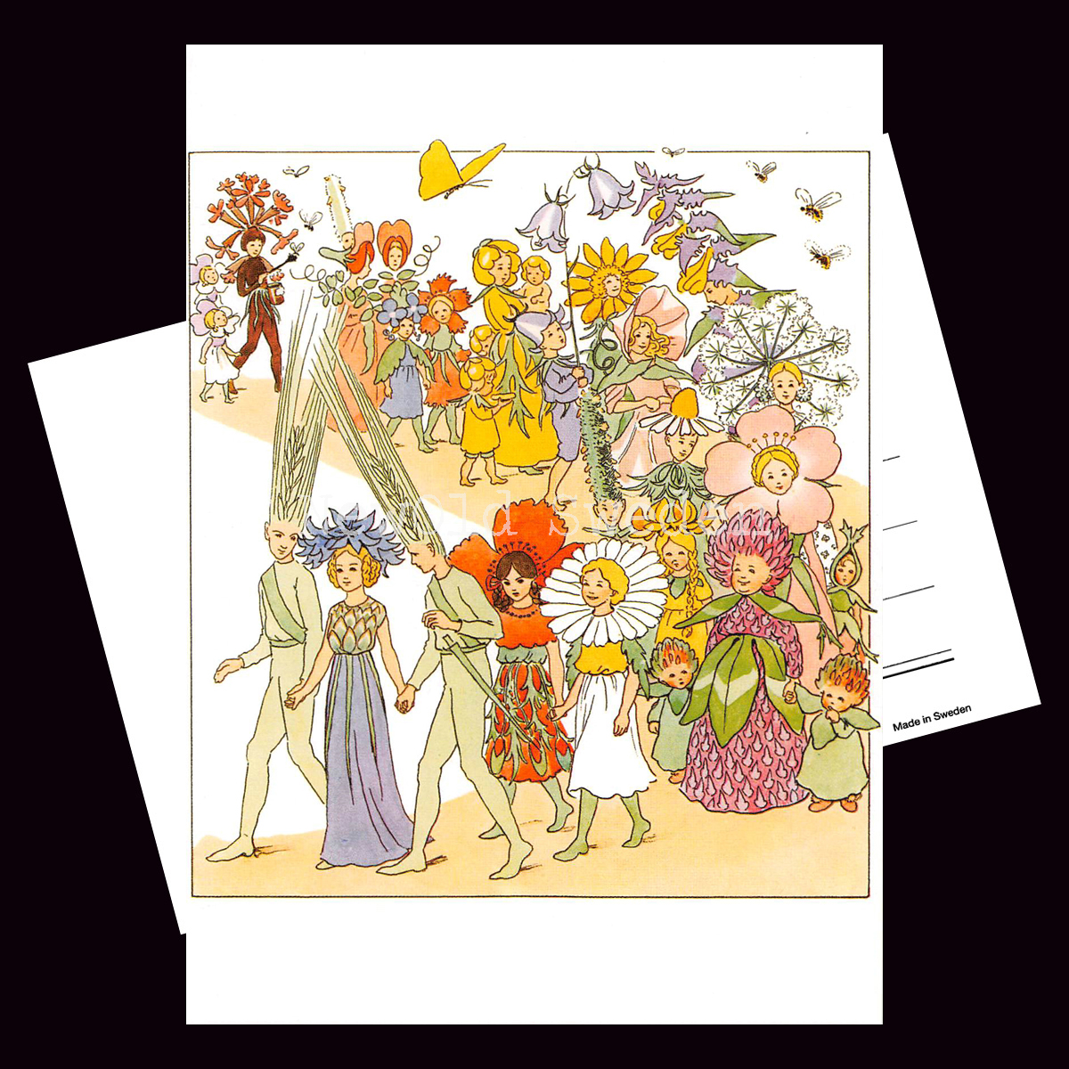 Blomsterfesten i täppan 1914 Elsa Beskow - 700 - 2