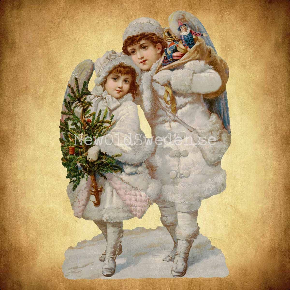Snow Angel 10.5x16.5 cm - Bokmärke © Ernst Freihoff 5148 - 2