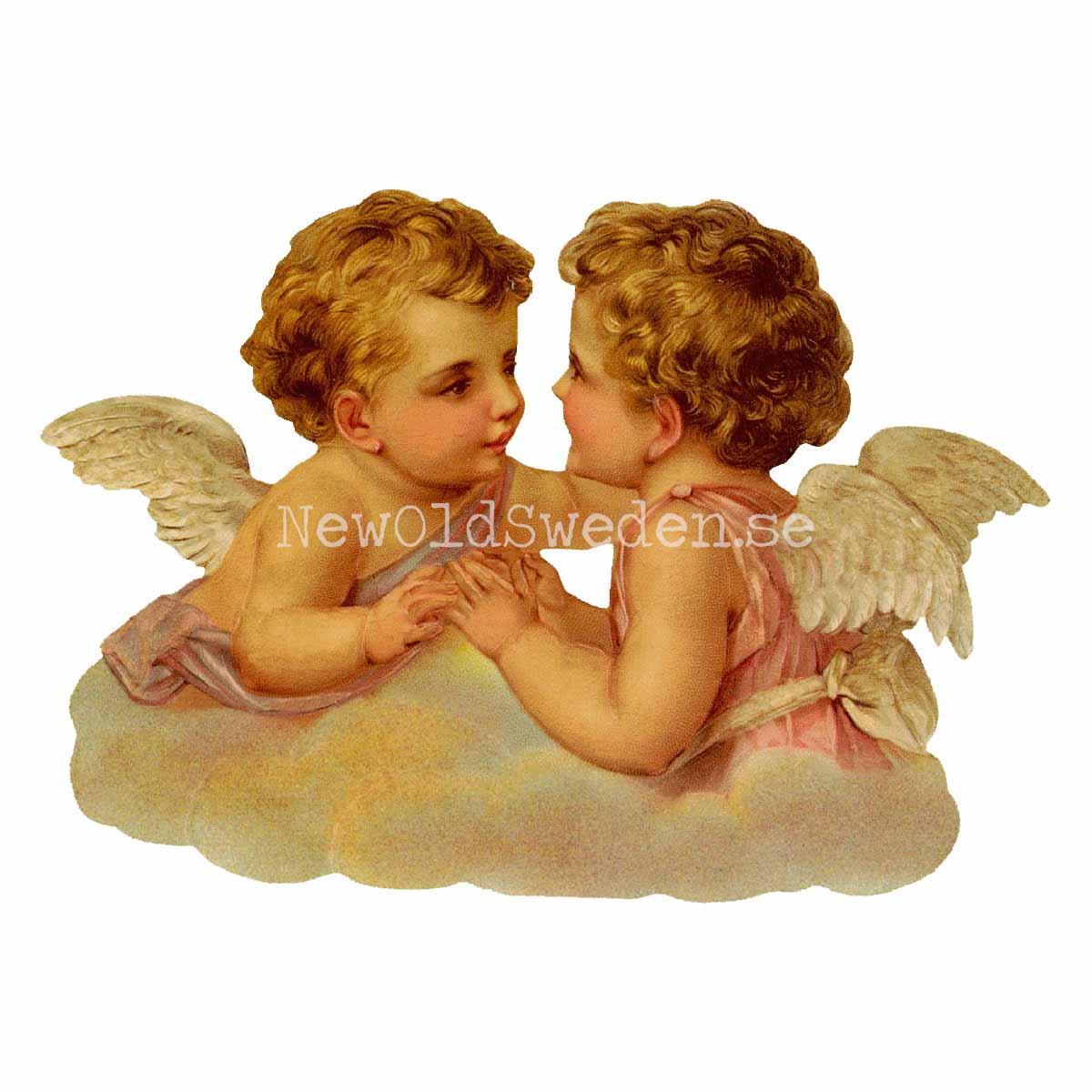 Two Angels 16.5x11 cm - Bokmärke © Ernst Freihoff 5152 - 3
