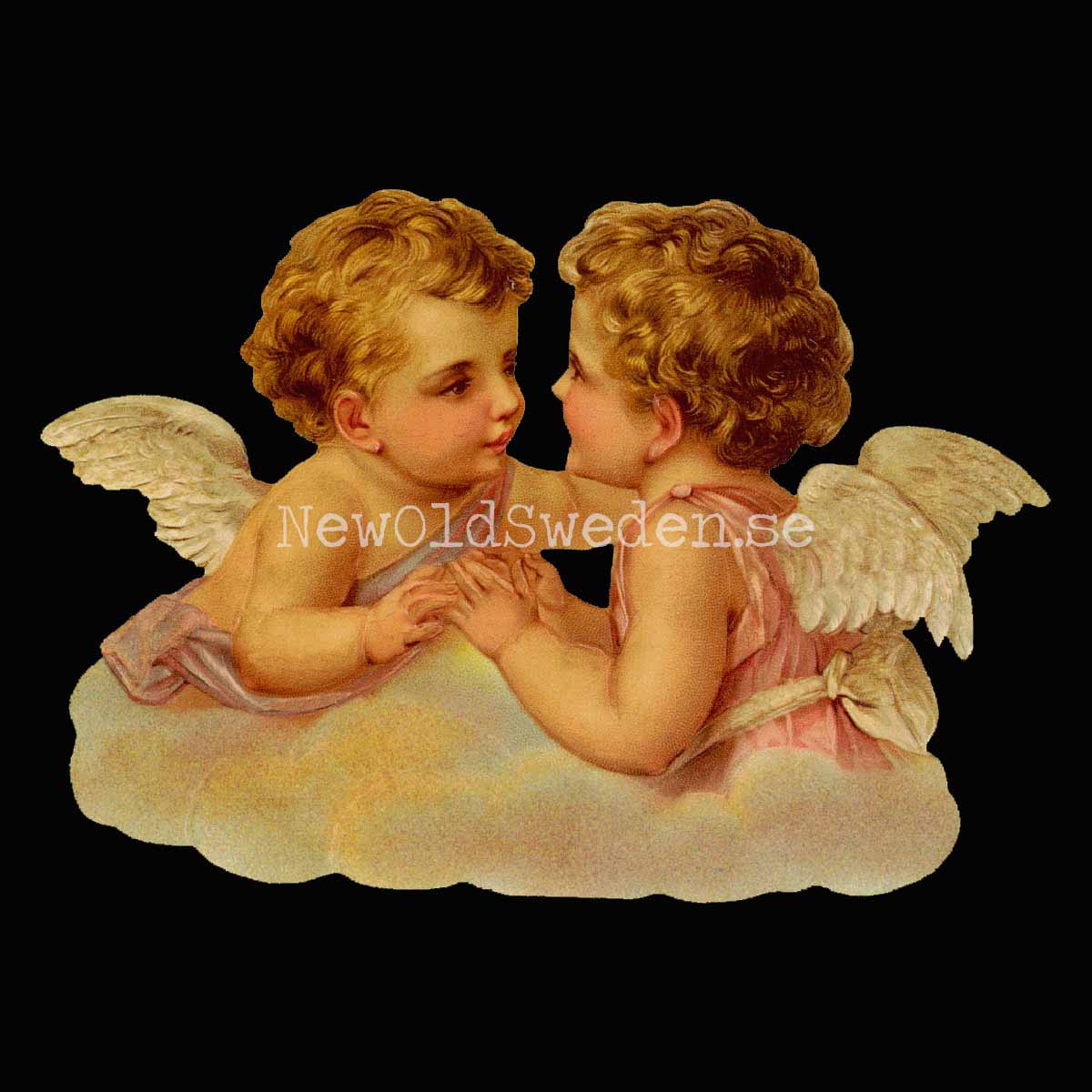 Two Angels 16.5x11 cm - Bokmärke © Ernst Freihoff 5152