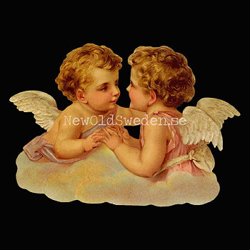 Two Angels 16.5x11 cm - Bokmärke © Ernst Freihoff 5152
