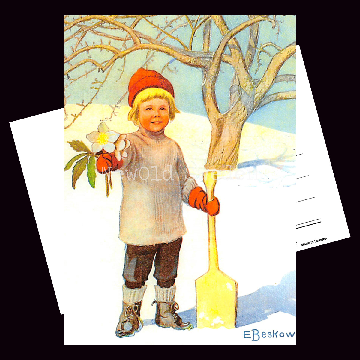 Julrosor - Elsa Beskow - 700 - 2