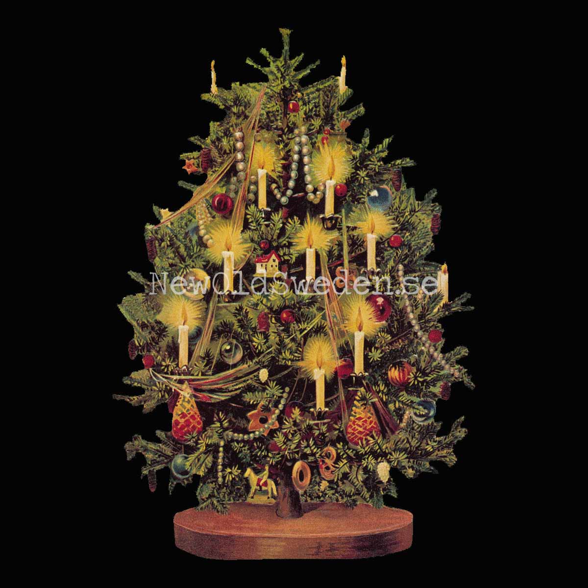 Christmas Tree 11x16.5 cm - Bokmärke © Ernst Freihoff 5156