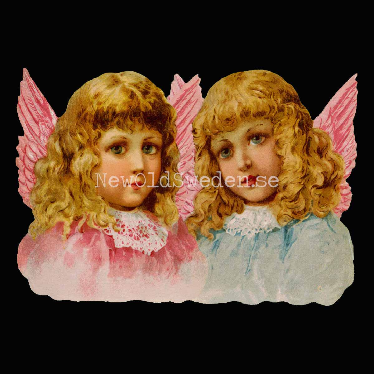 Two Angels 16.5x11.5 cm - Bokmärke © Ernst Freihoff 5167
