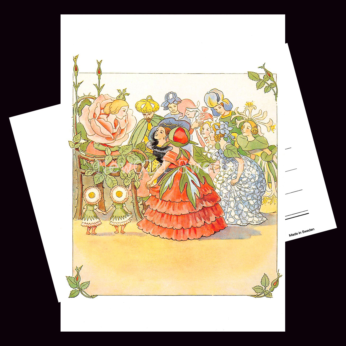 Blomsterfesten Drottning Ros 1914 - Elsa Beskow - 909 - 2