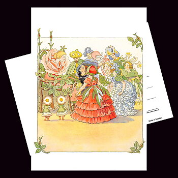 Blomsterfesten Drottning Ros 1914 - Elsa Beskow - 909
