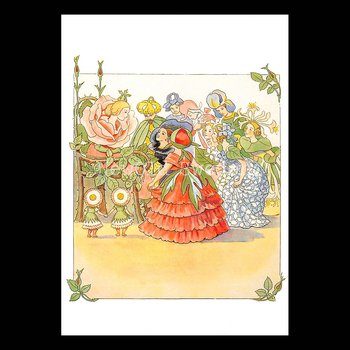 Blomsterfesten Drottning Ros 1914 - Elsa Beskow - 909