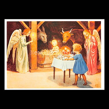 Jesusbarnets födelse - Elsa Beskow - 909