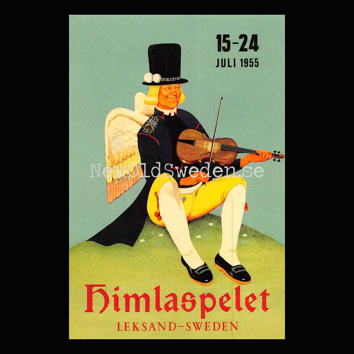 Himlaspelet - 1955 - Vykort 12 x 18 cm