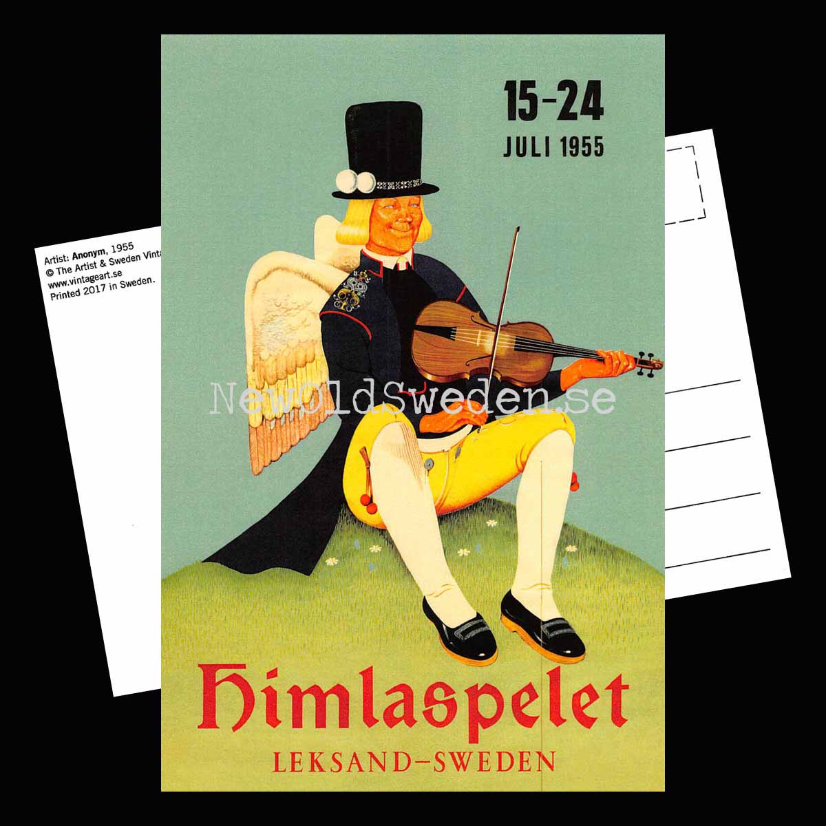 Himlaspelet - 1955 - Vykort 12 x 18 cm - 2