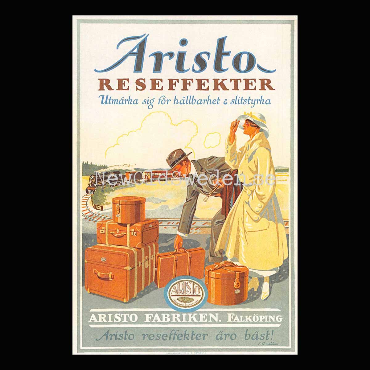 Aristo reseeffekter - 1930-tal - Vykort 12 x 18 cm