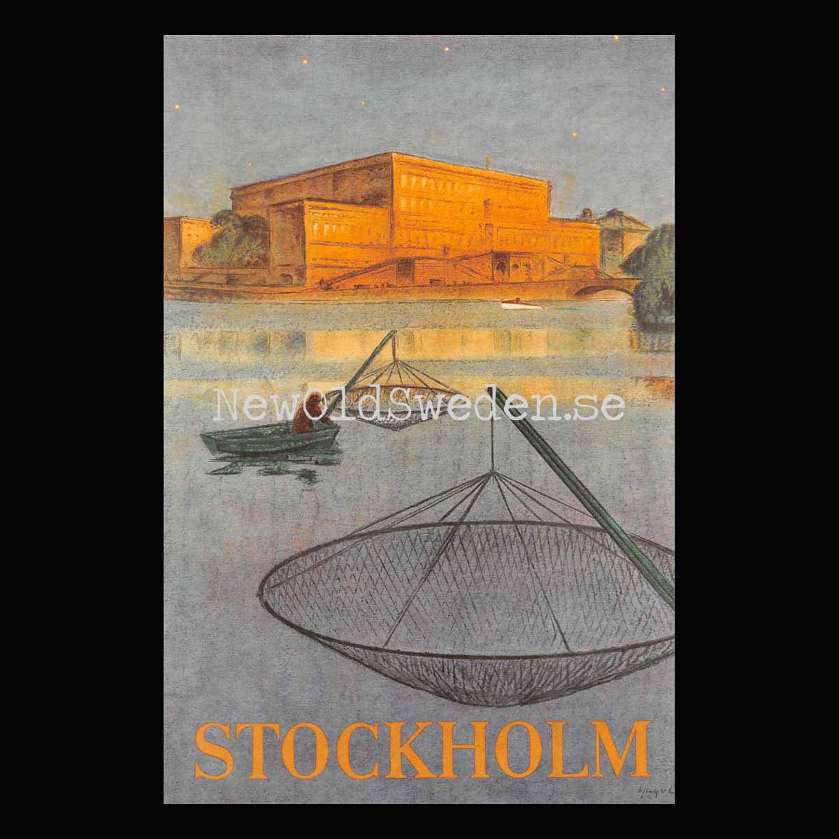 Stockholm - 1928 - Vykort 12 x 18 cm