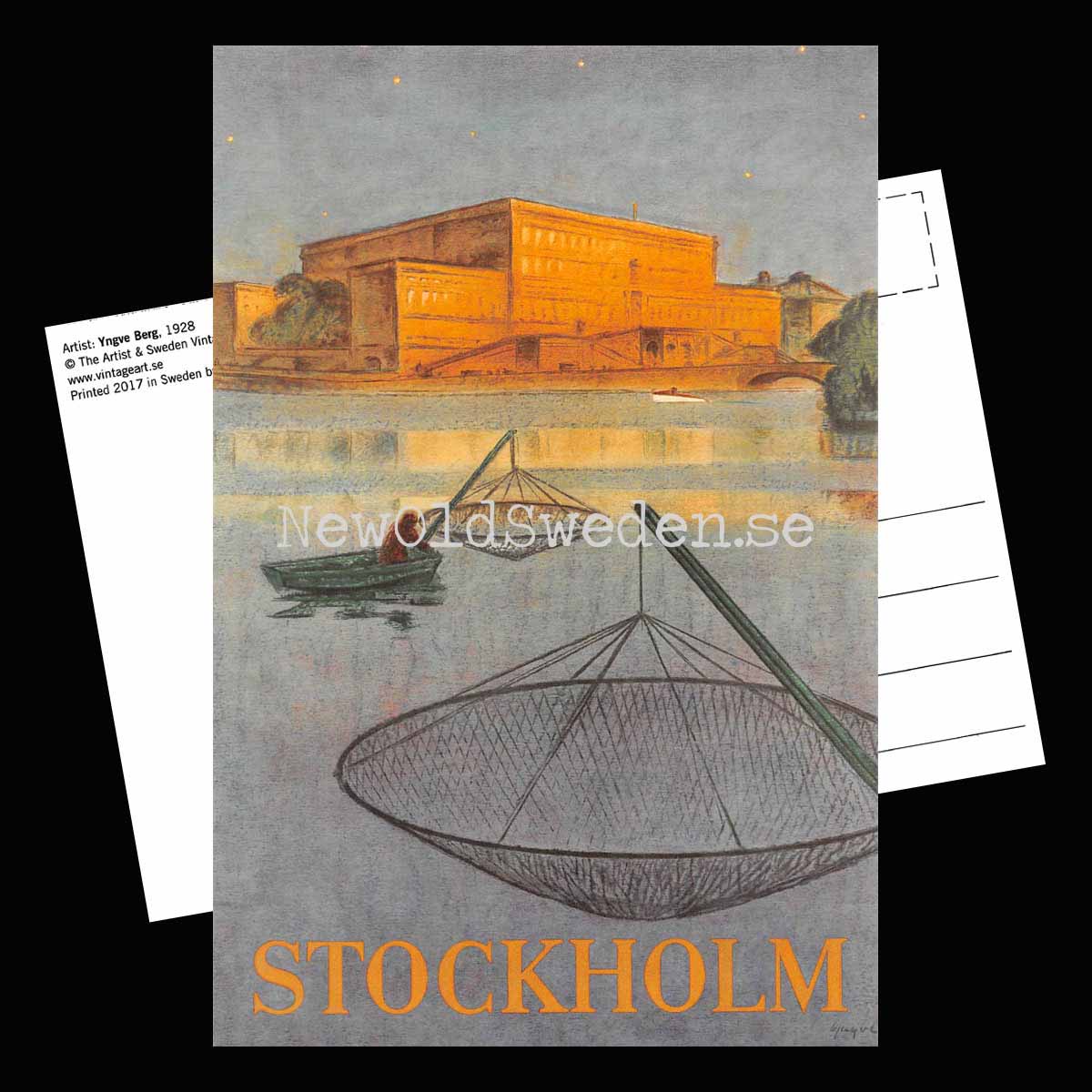 Stockholm - 1928 - Vykort 12 x 18 cm - 2