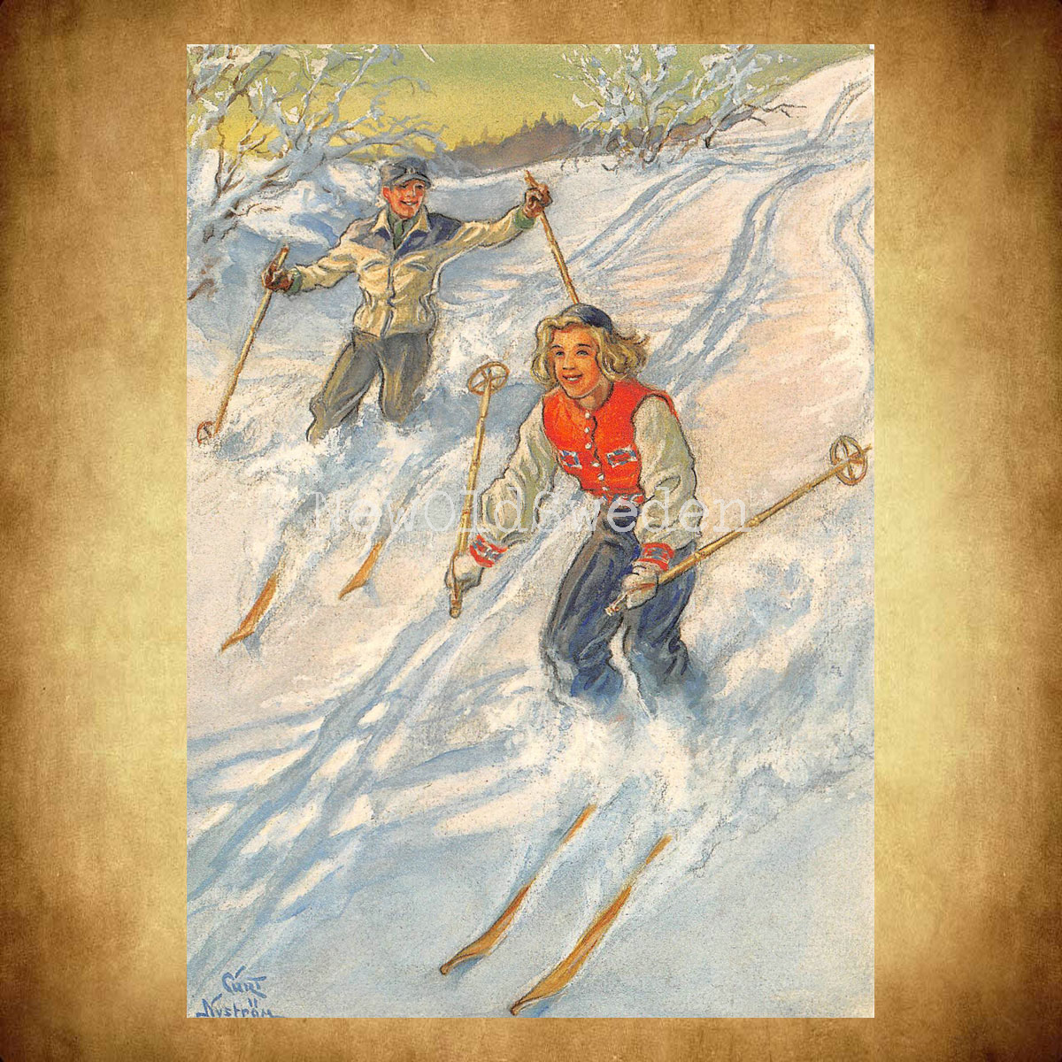 Skidbacken - Curt Nyström - 909 - 2