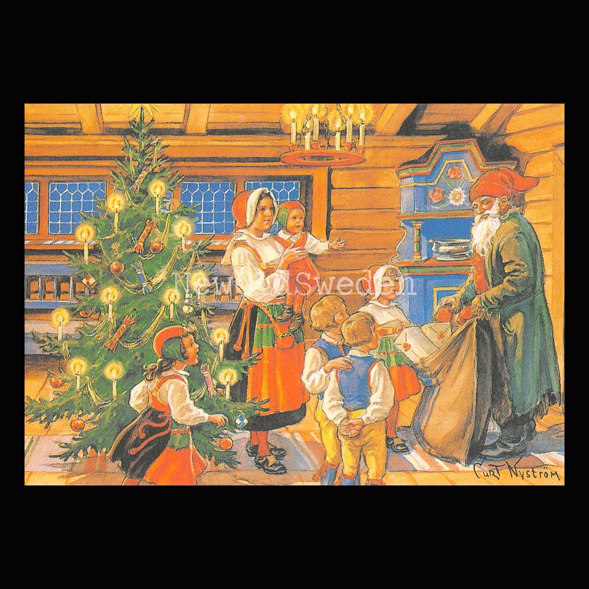 Julkort - Curt Nyström - 950