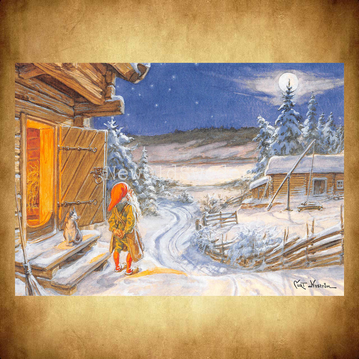 Julkort - Curt Nyström - 950 - 2