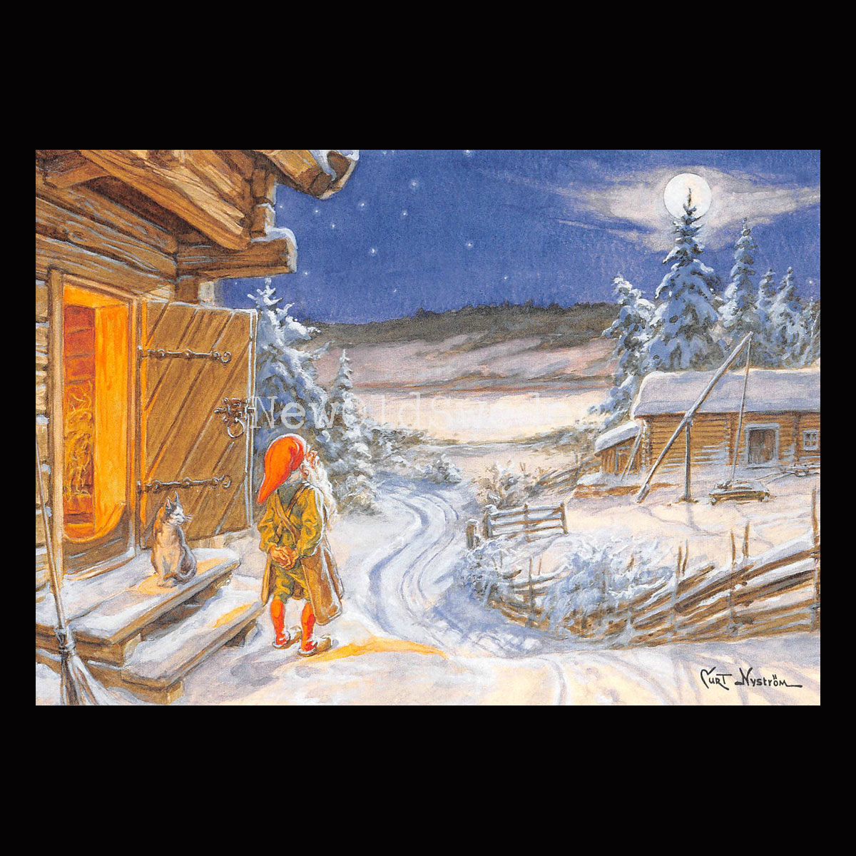 Julkort - Curt Nyström - 950