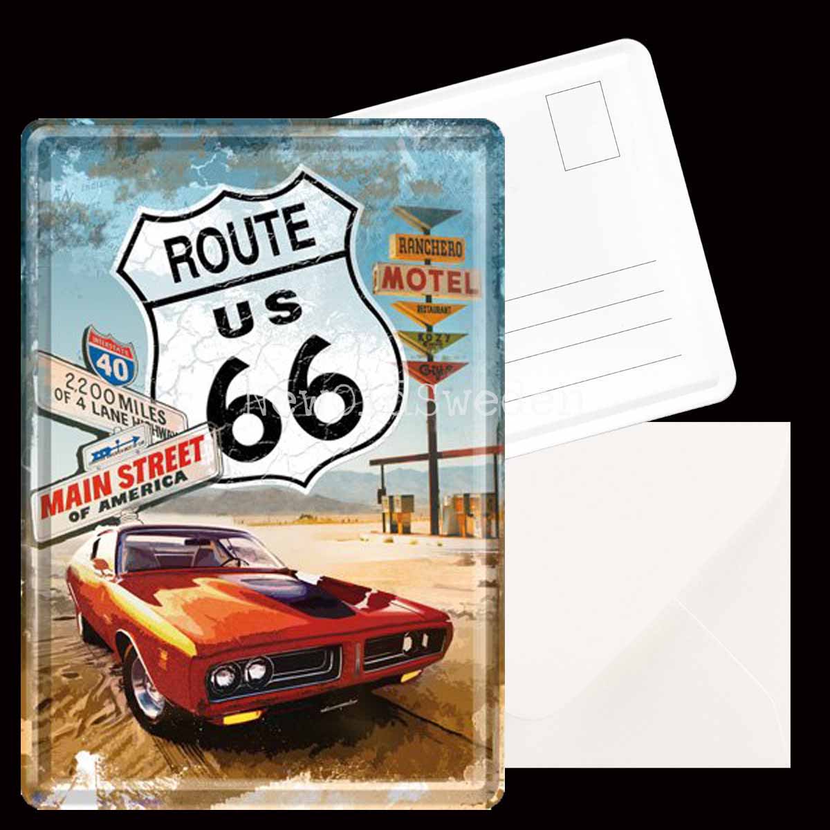 ROUTE 66 - METAL CARD T1 - 4