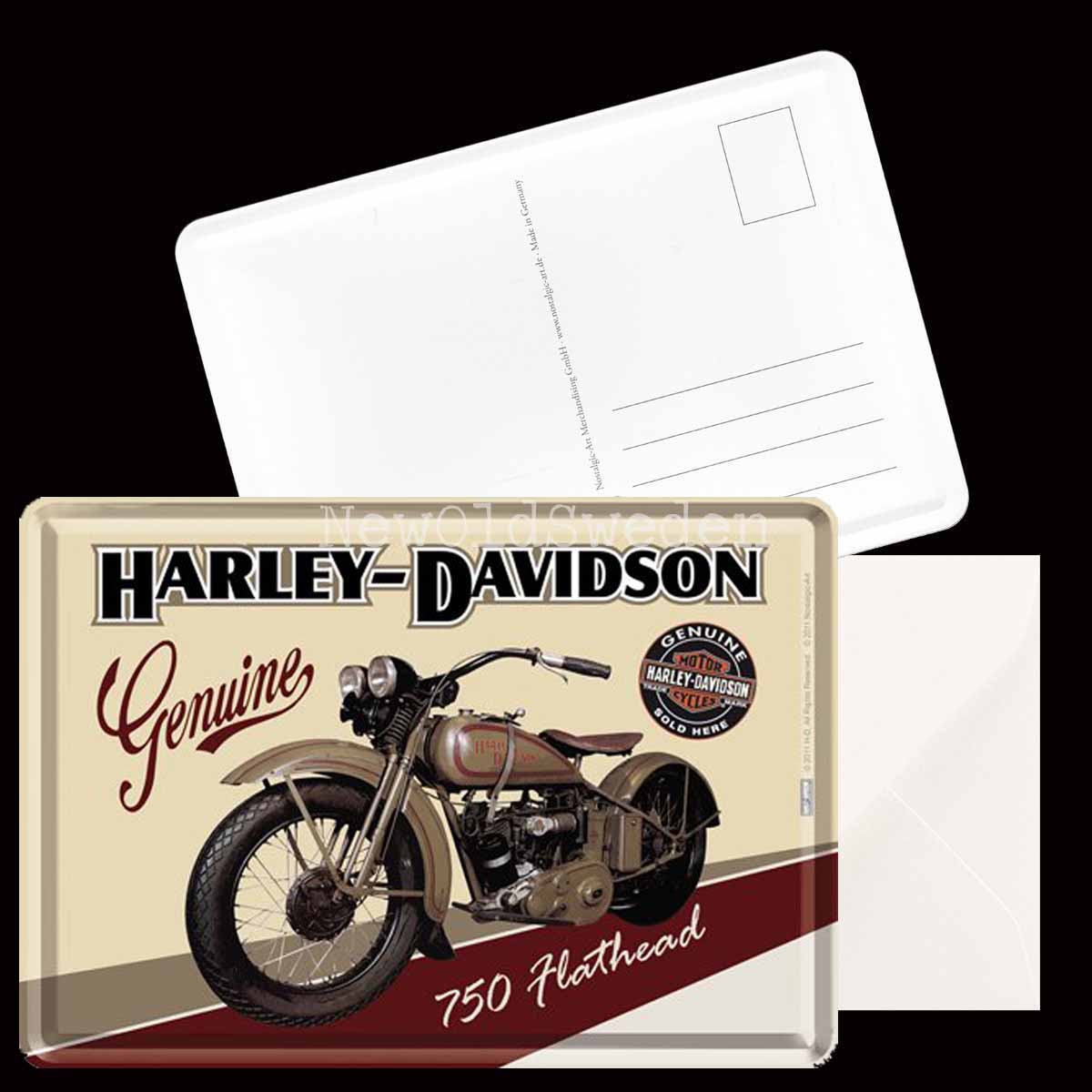 HARLEY-DAVIDSON 750 Hathead - METAL CARD T1 - 4