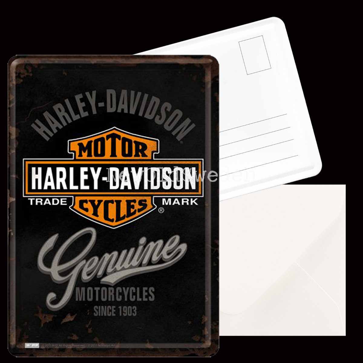 HARLEY-DAVIDSON MOTOR CYCLES - METAL CARD T1 - 4