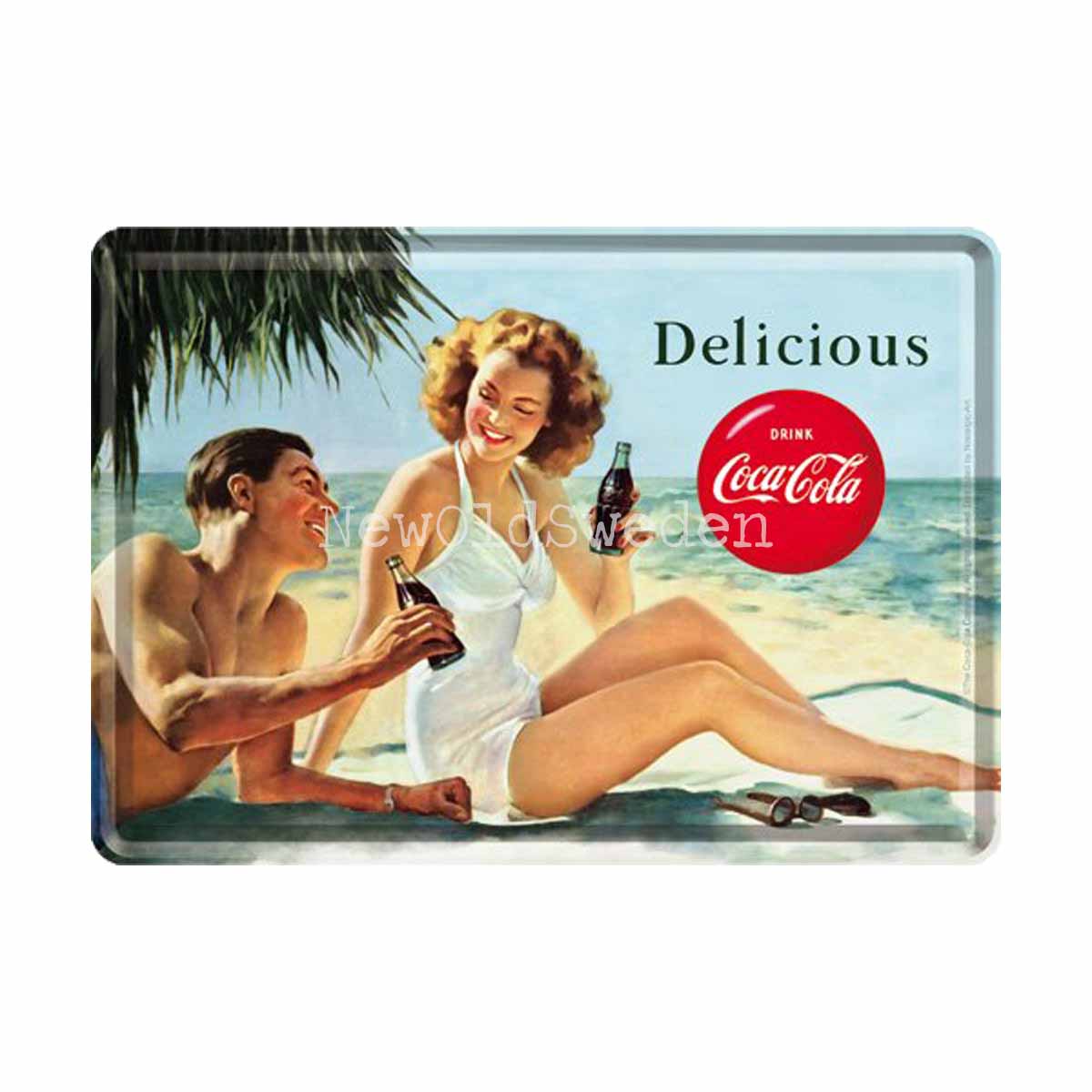 Delicious Coca Cola - METAL CARD T3
