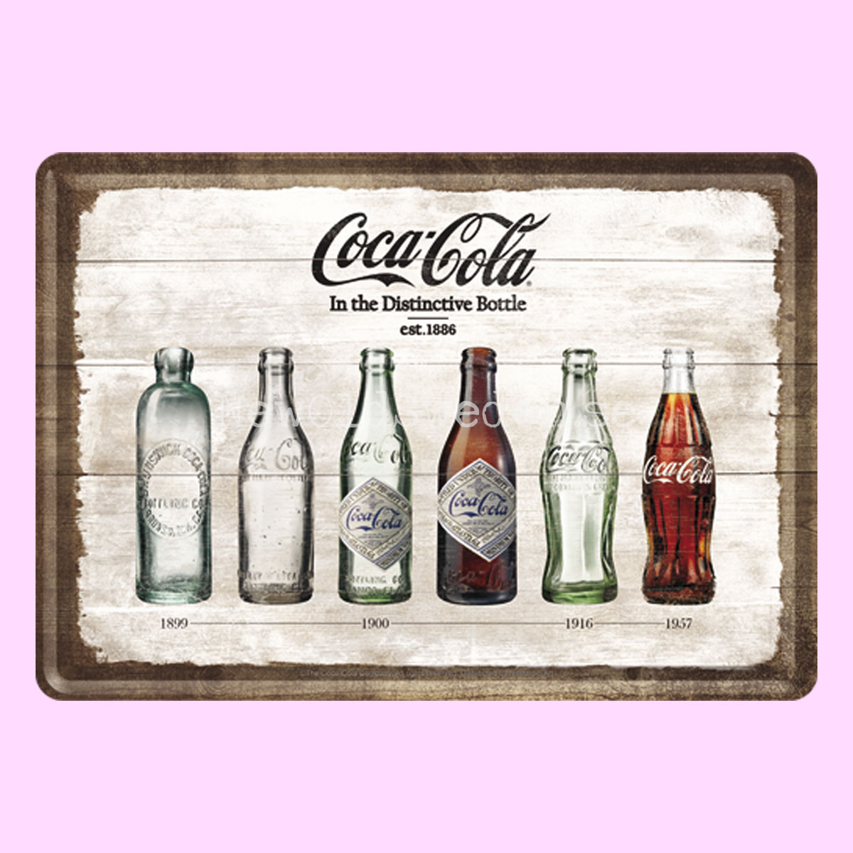 est. 1886 Coca Cola - METAL CARD T4 - 5