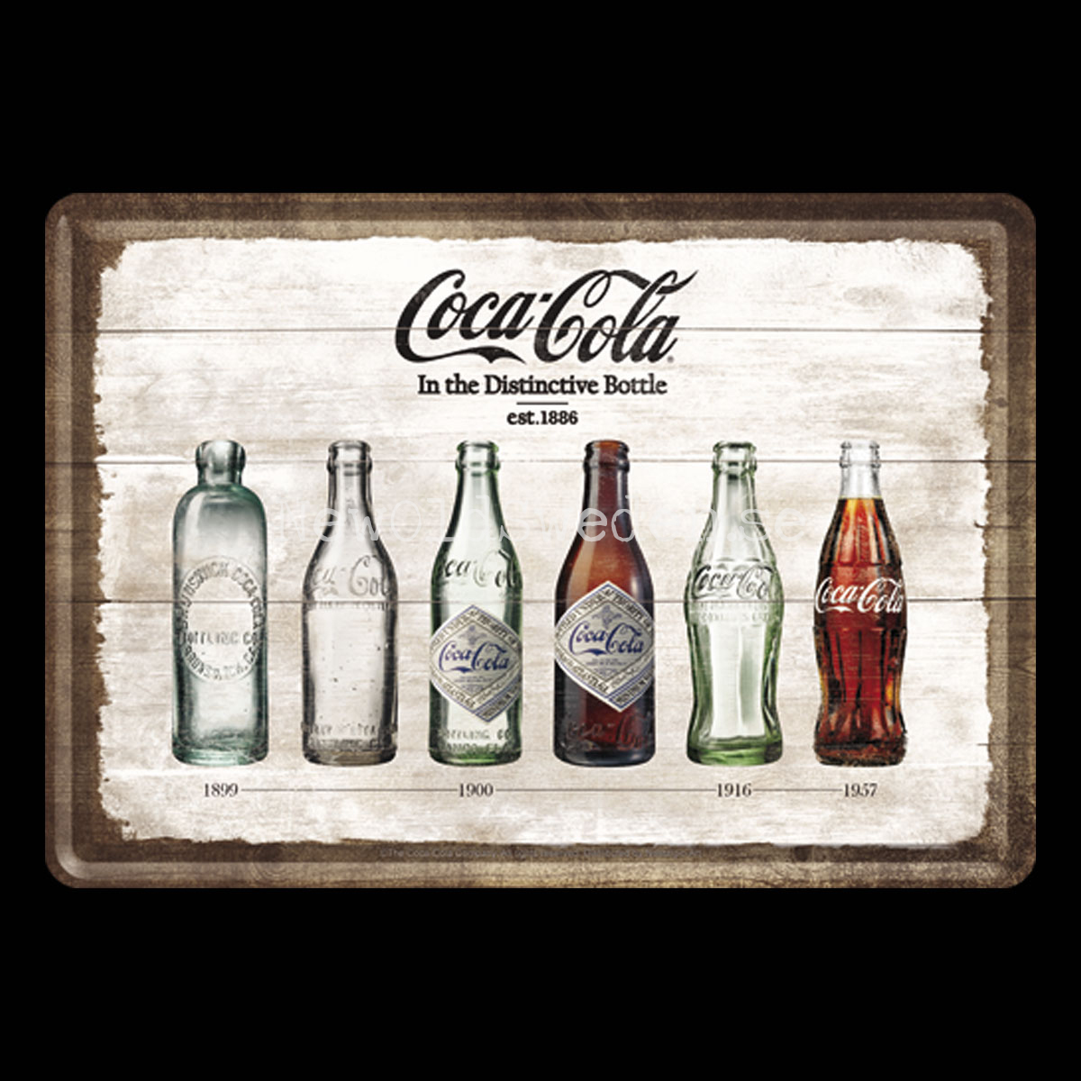 est. 1886 Coca Cola - METAL CARD T4