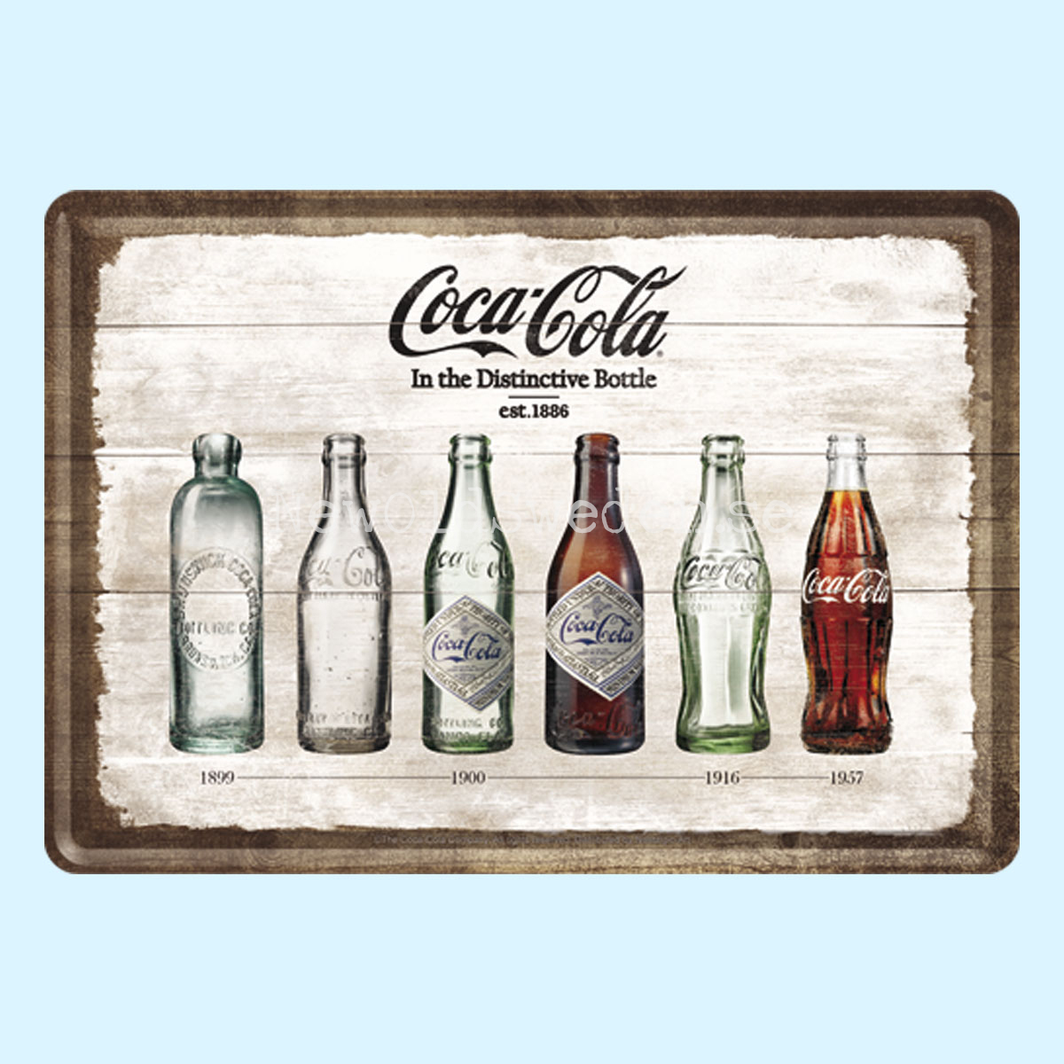 est. 1886 Coca Cola - METAL CARD T4 - 4