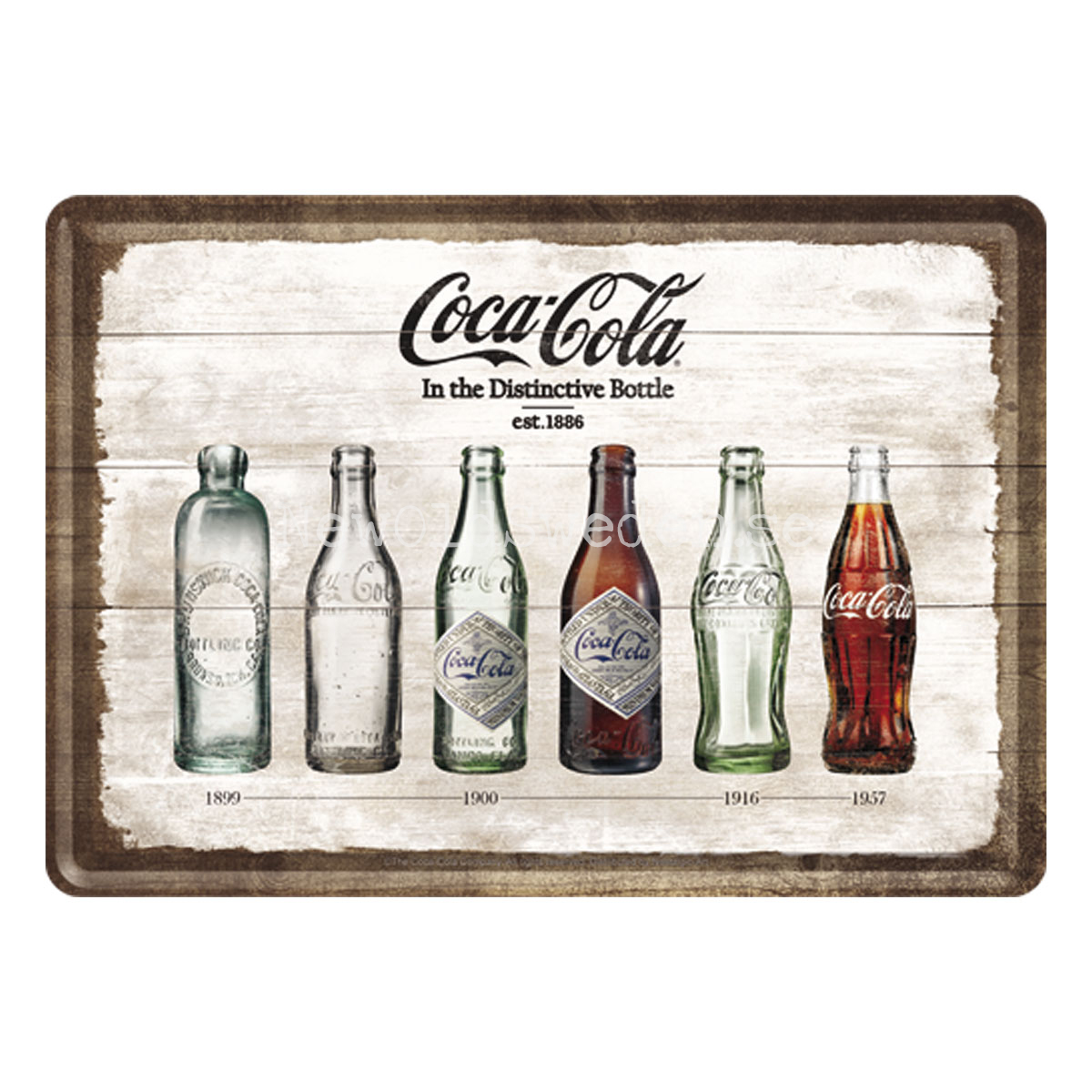 est. 1886 Coca Cola - METAL CARD T4 - 7