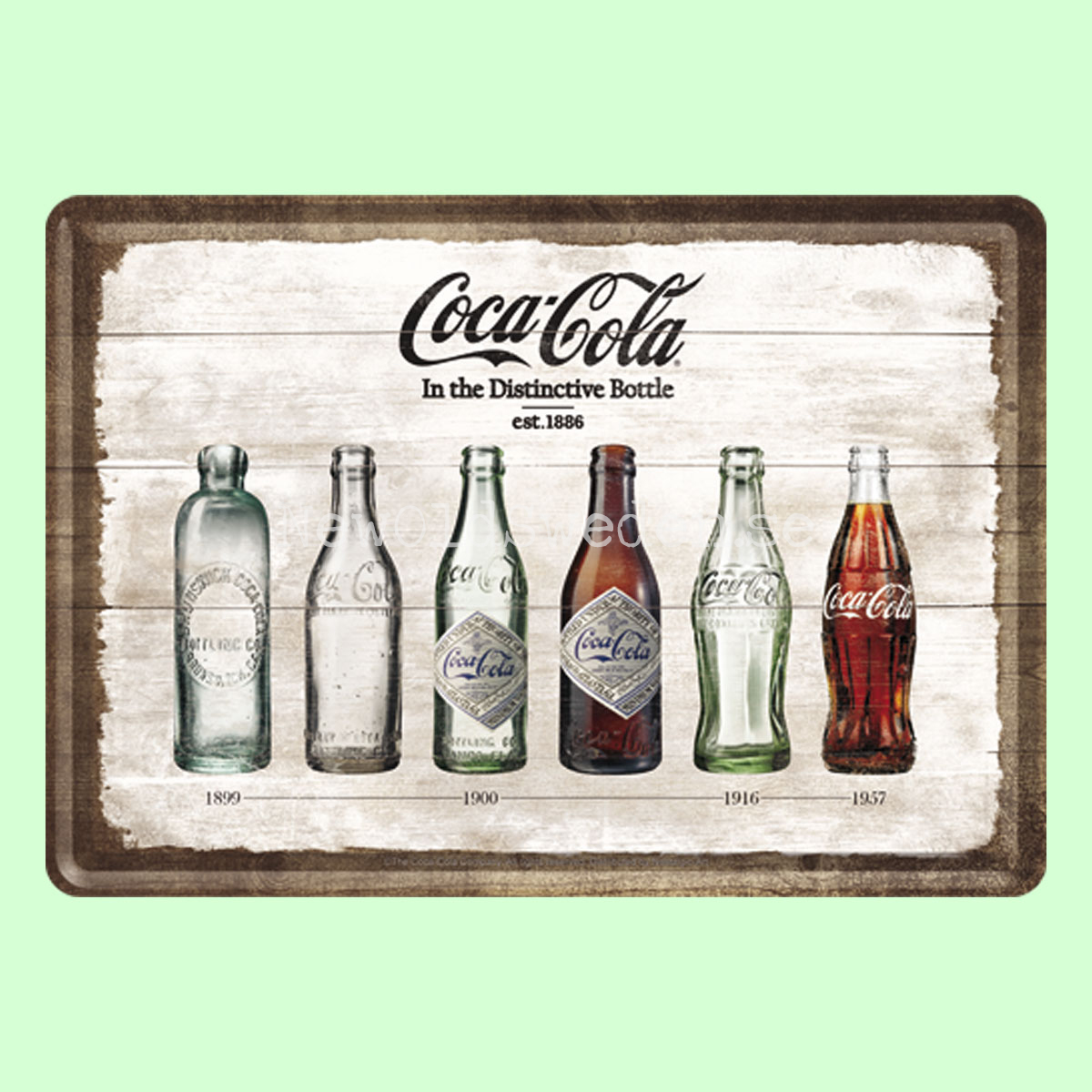 est. 1886 Coca Cola - METAL CARD T4 - 3
