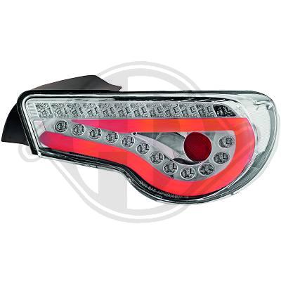 Baklyktor LED klarglas/chrome