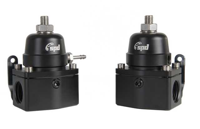 Bränsletrycksregulator V3 E85 svart - 3