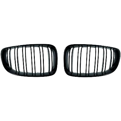 BMW F20/F21 Grill/Njurar Blank Svarta Dubbelribbade M Optik