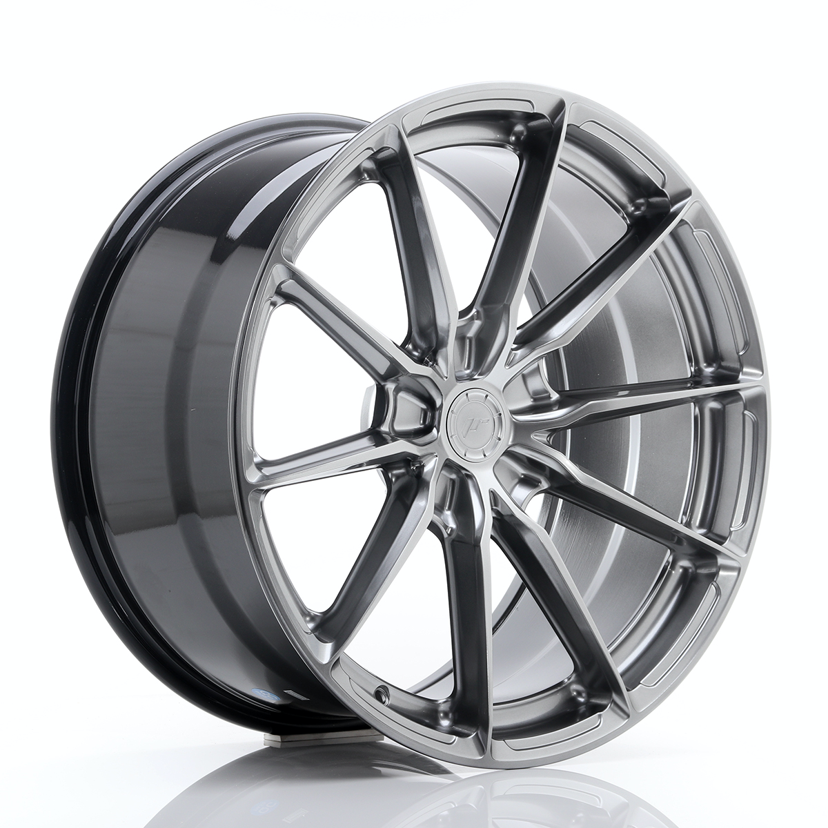 Japan Racing JR37 20x10 ET20-45 Custom Hyper Black - 2