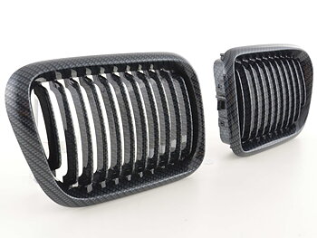 Kolfiber grill - BMW 3 (TYP E36) 96-98
