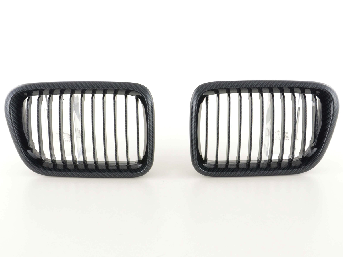 Kolfiber grill - BMW 3 (TYP E36) 96-98 - 3