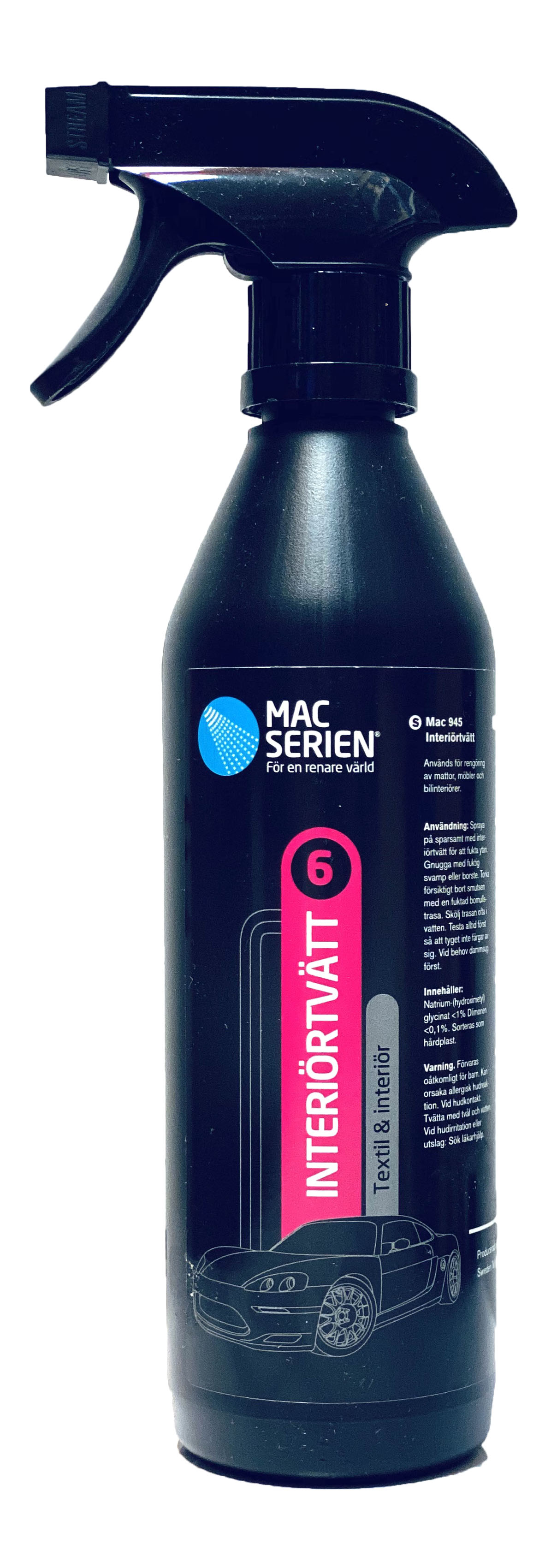 Mac 945 Interiörtvätt Blackline